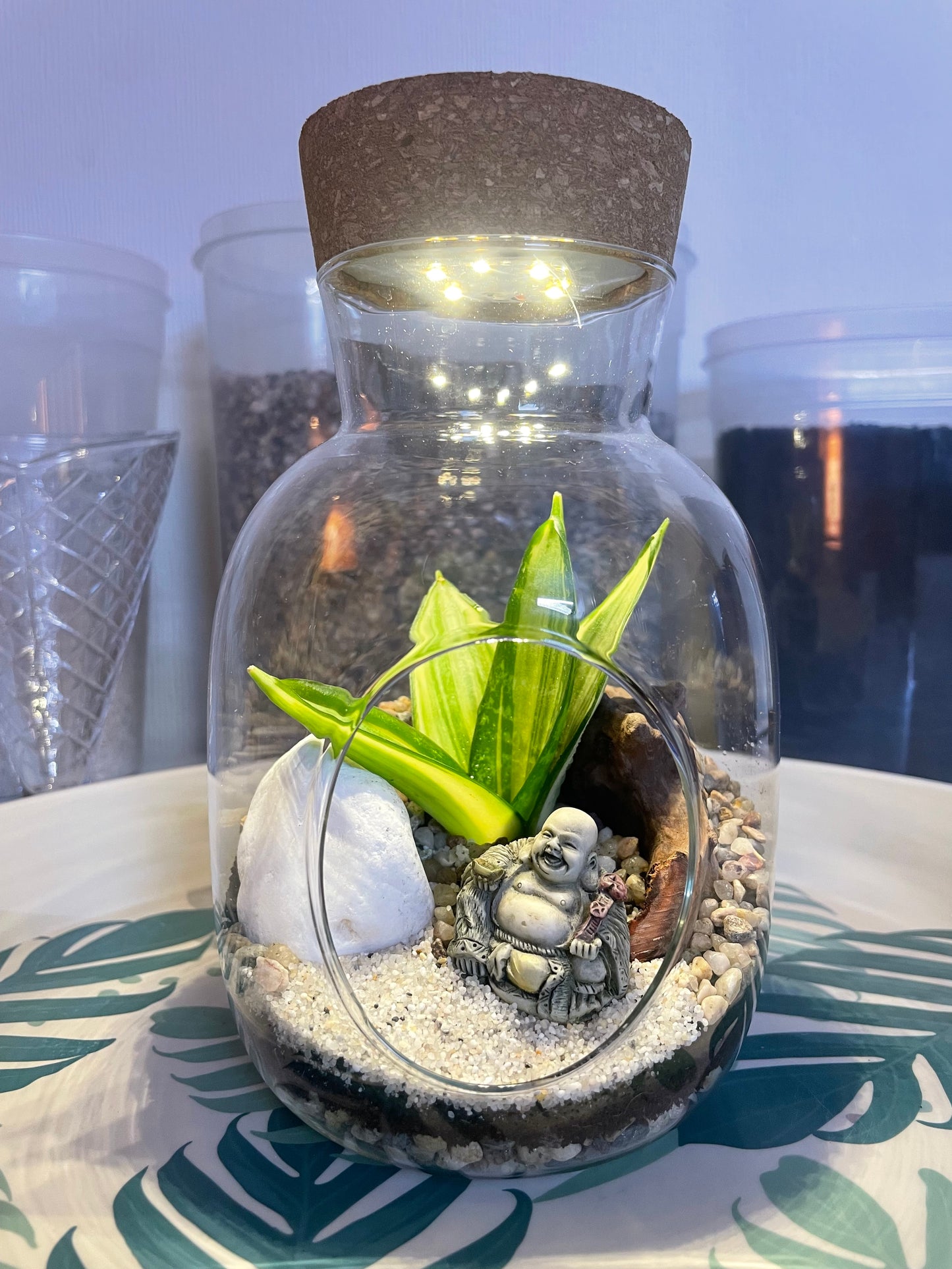 Buddha LED Terrarium