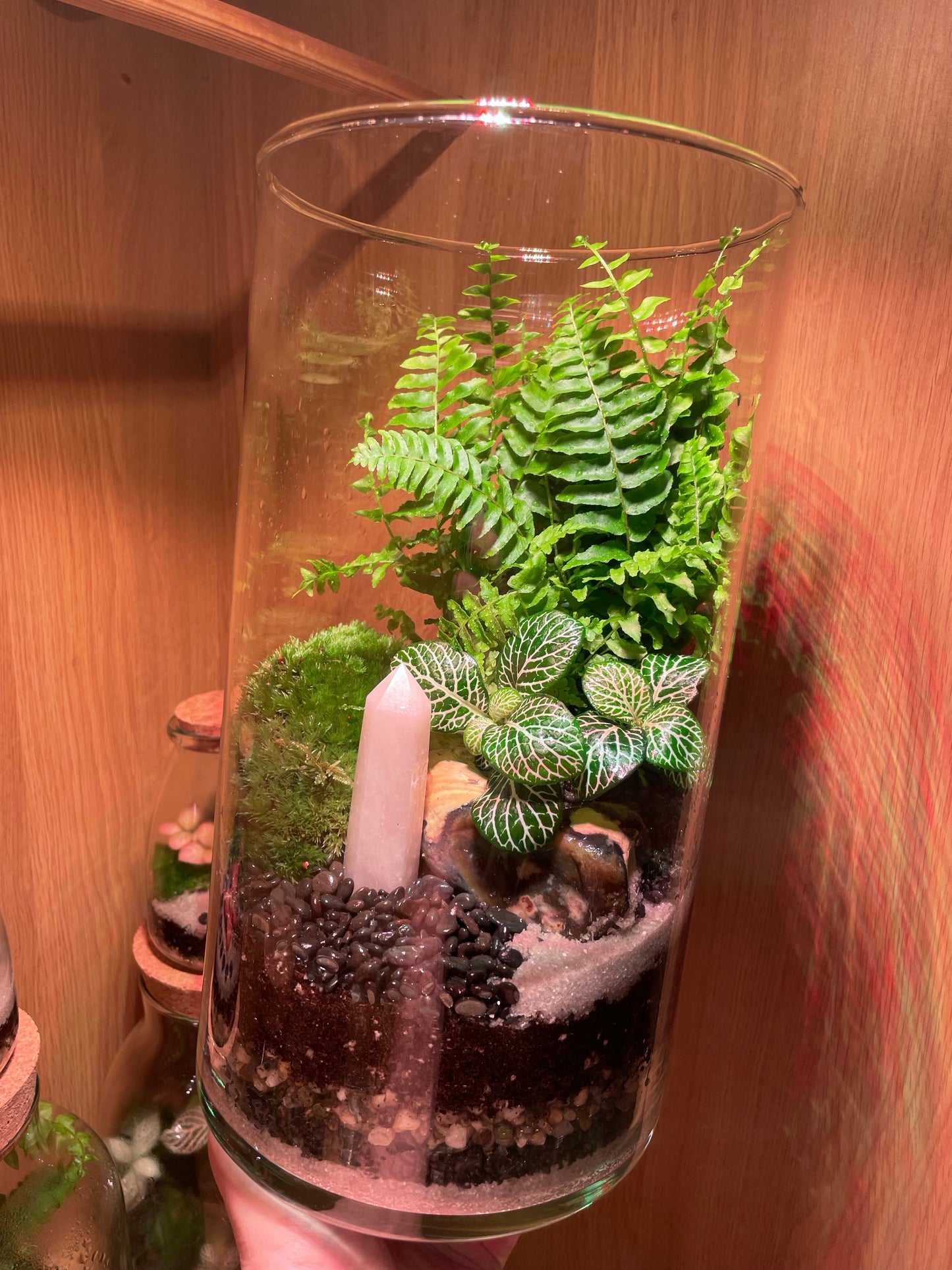 Rose Quartz Glass Garden