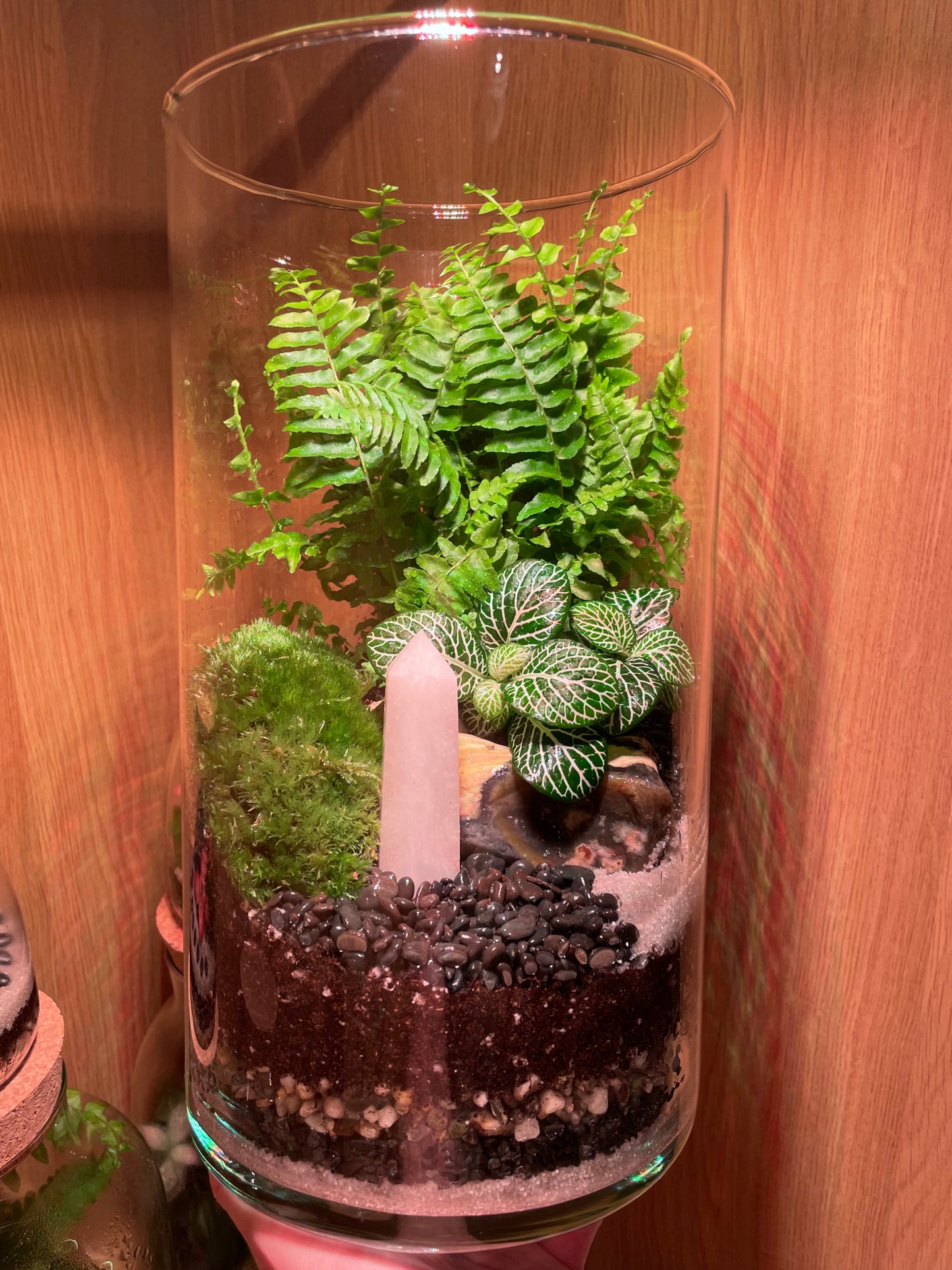 Rose Quartz Glass Garden