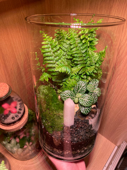 Rose Quartz Glass Garden